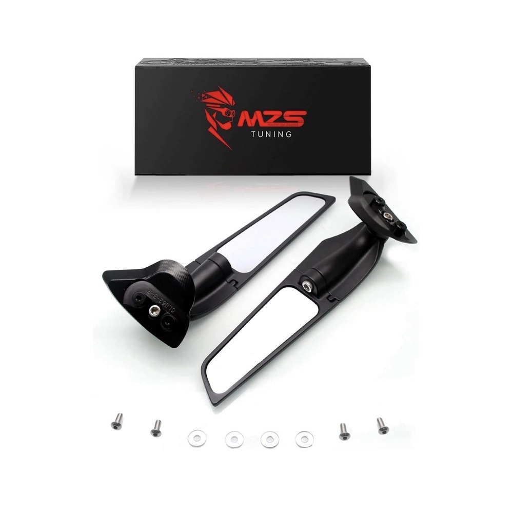MZS Racing Mirrors,  Rotating Wing Rearview  MTP22-08-B038-S  R6 YZF 2017-2021